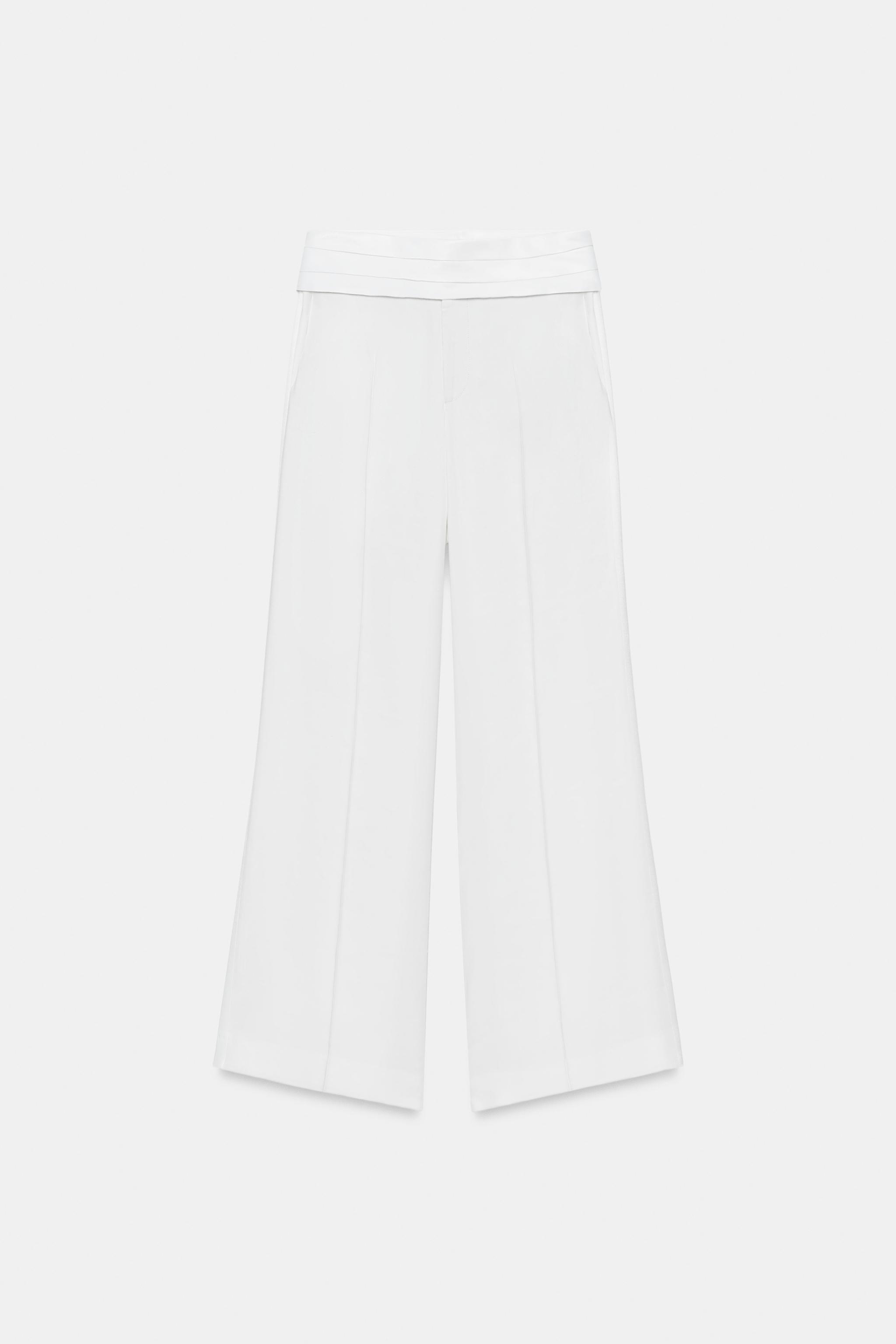 PANTALON CEINTURE EN LIN ZW COLLECTION